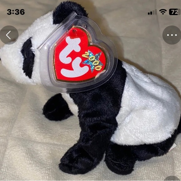 Rare Collectible China the Panda Bear TY Beanie Baby-Retired - Picture 2 of 8